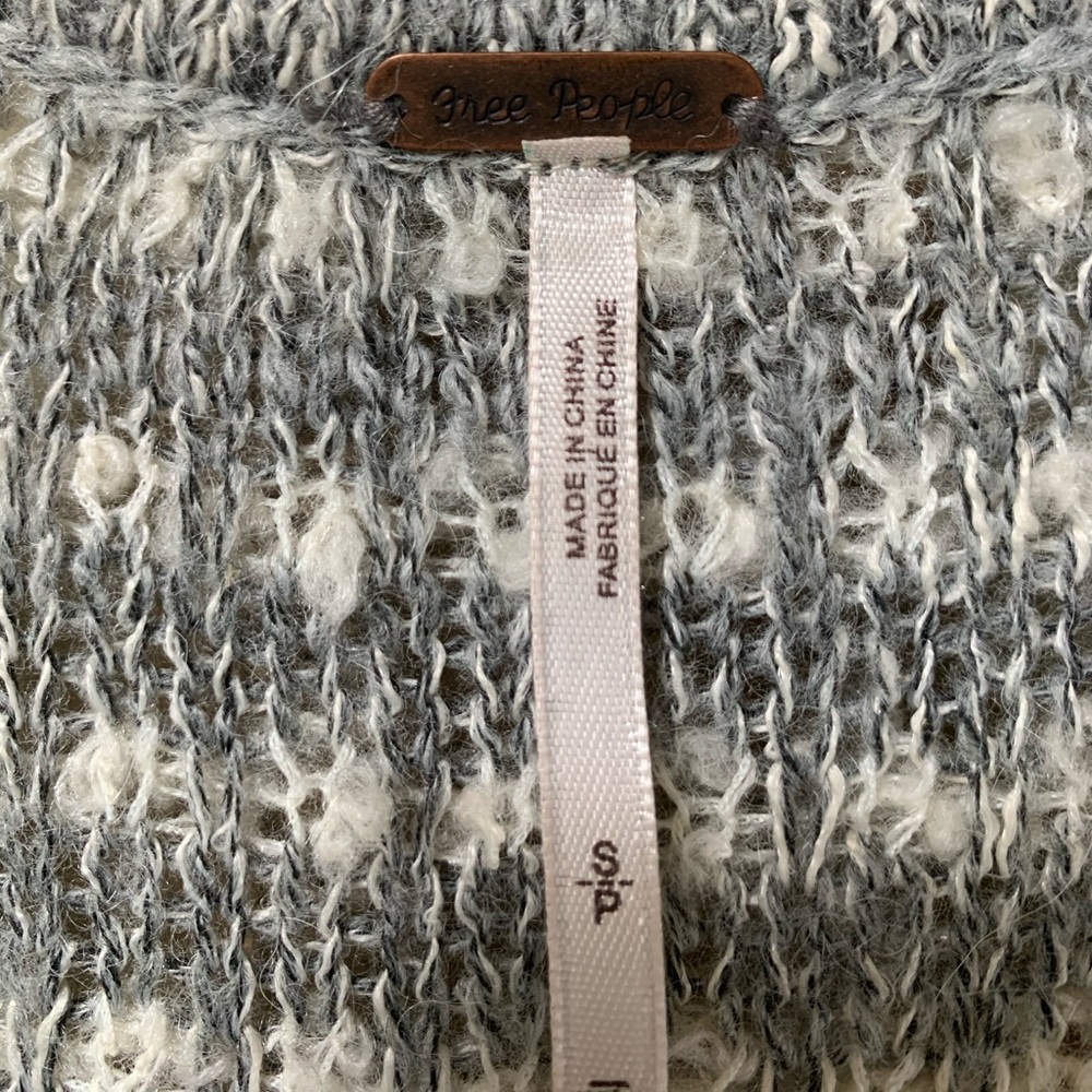Free People long knit open cardigan
